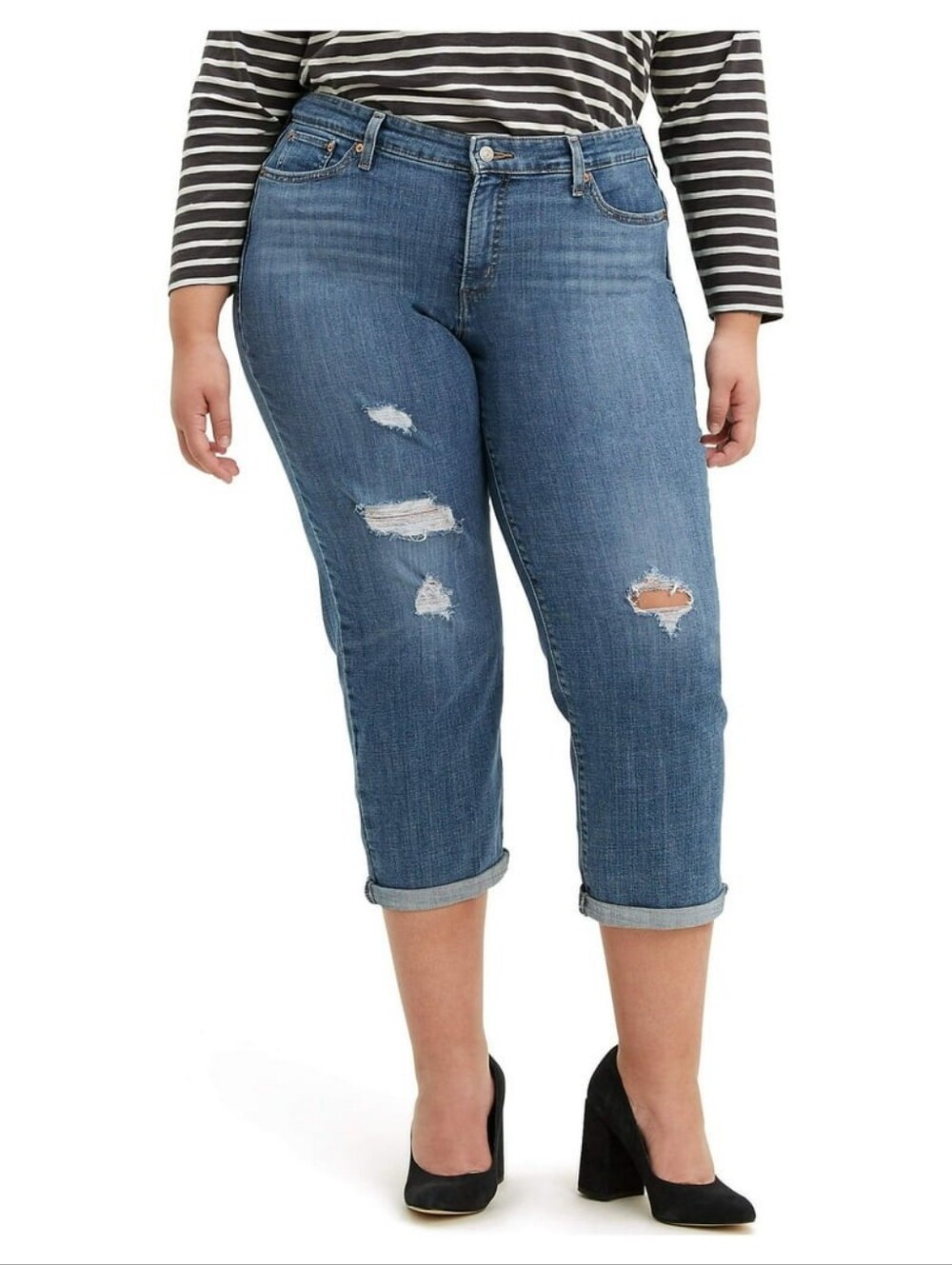 Levi’s Women S Plus Boyfriend Jeans Sz 26w